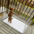 Pet Clear Acrylic Exercise Playpen Fence Cage